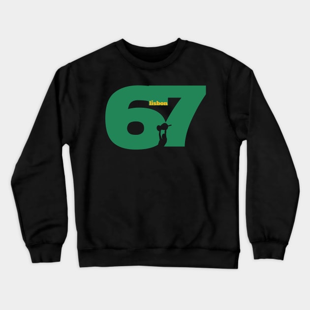 Lisbon 67 - Glasgow Celtic FC Crewneck Sweatshirt by TeesForTims